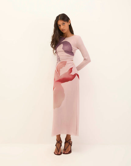 Amira Detail Long Skirt - Floreal - Amira Detail Long Skirt - Floreal XS