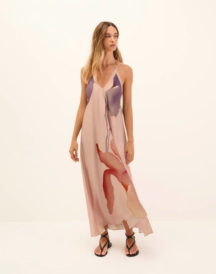 Ninny Long Dress - Floreal - Ninny Long Dress - Floreal XS