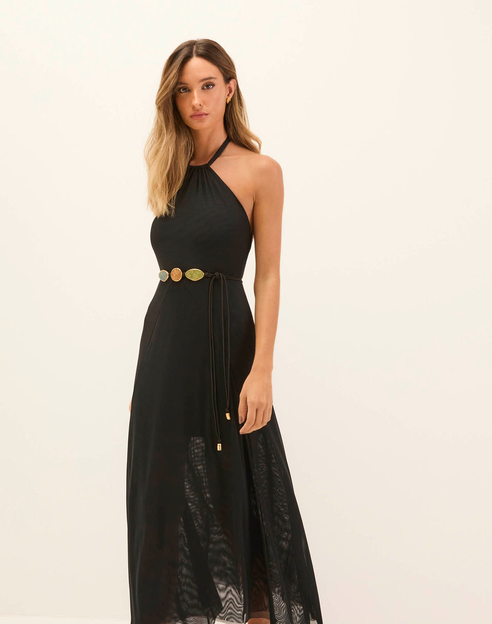 Lelia Long Dress - Black XS