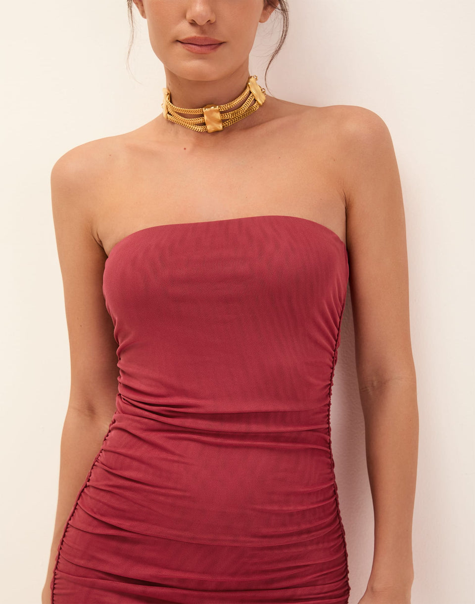 Luiza Long Dress - Sizzle XS