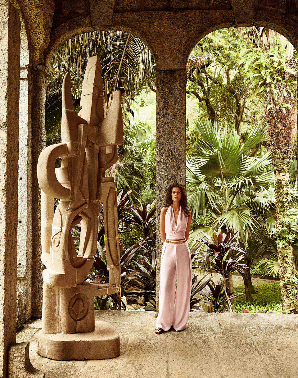 Manu Halter Top - Rosewater XS