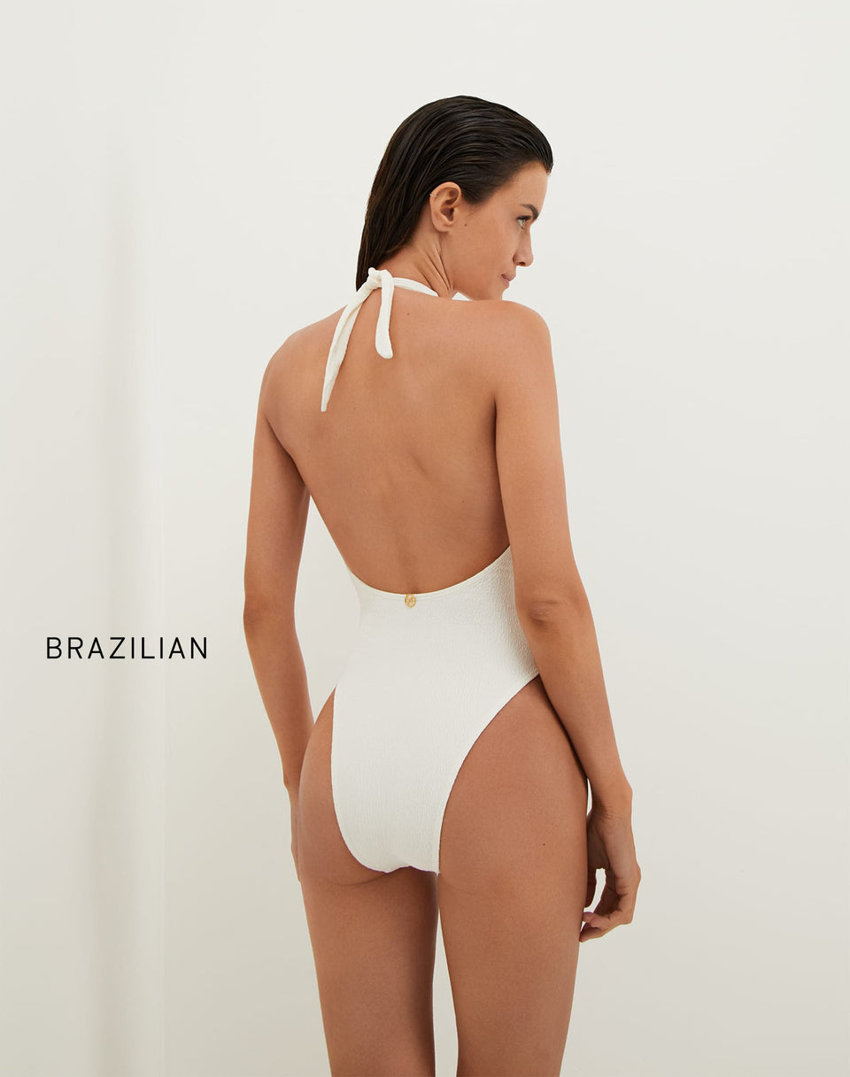 Firenze Liza One Piece - White Brazilian / XS