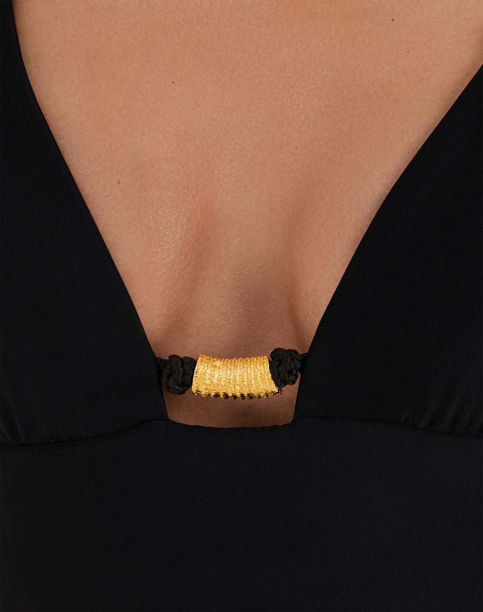 Matte Stacy One Piece - Black Brazilian / XS