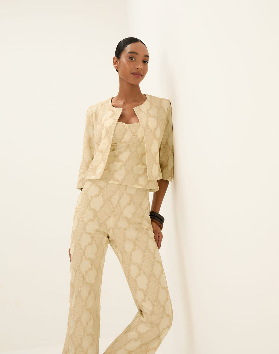 Coen Short Jacket - Embroidered Glitz XS