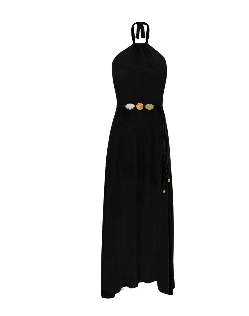 Lelia Long Dress - Black XS