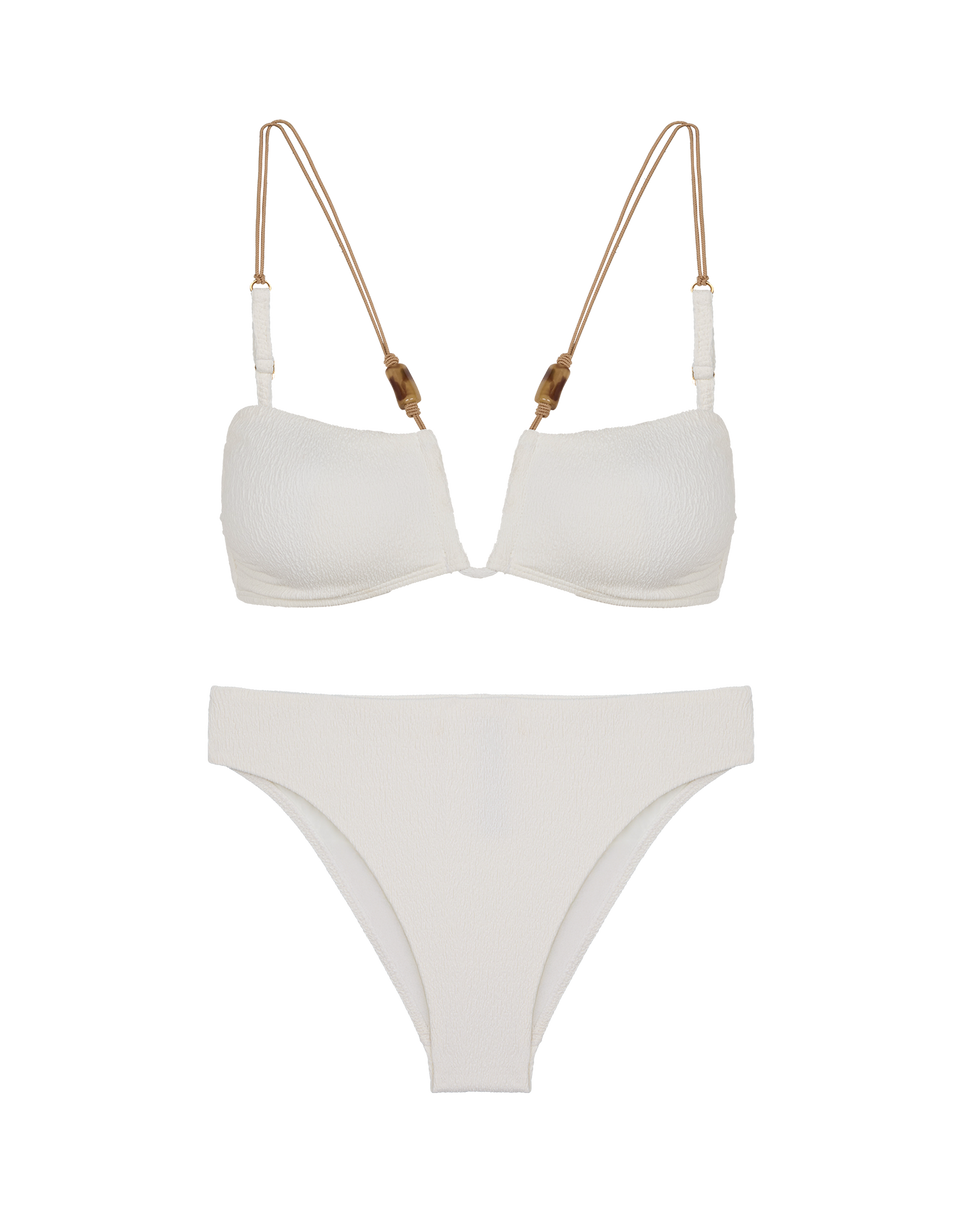 Firenze Lindsay Bottom - White Brazilian / XS