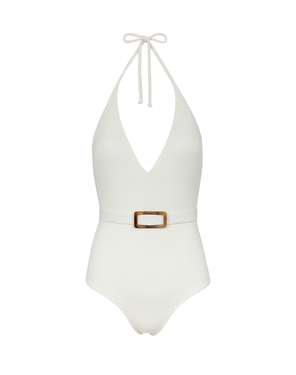 Firenze Sade One Piece - White Brazilian / XS