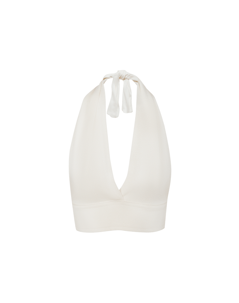 Knit Luna Top - Off White XS