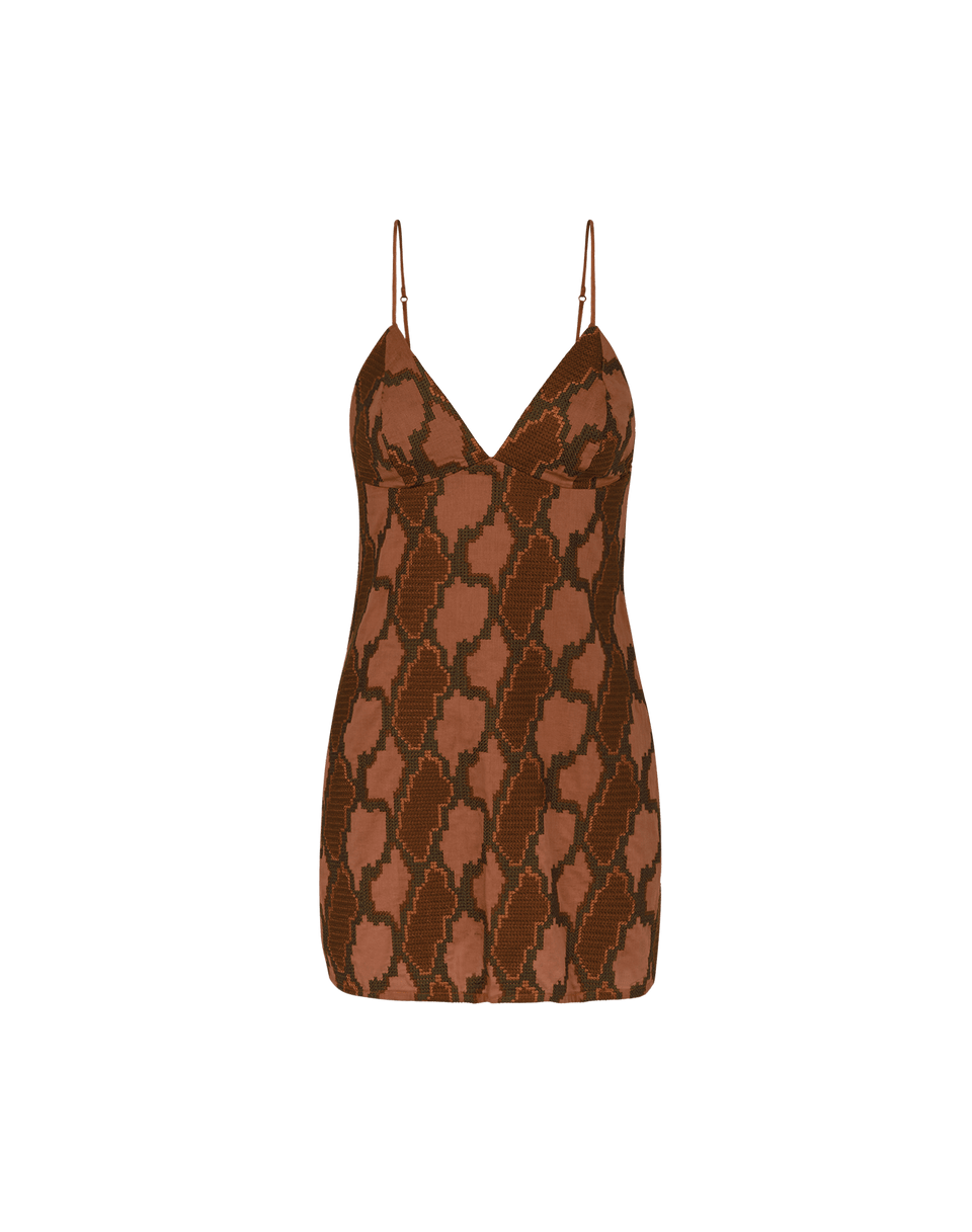 Coen Short Dress - Embroidered Devotion XS