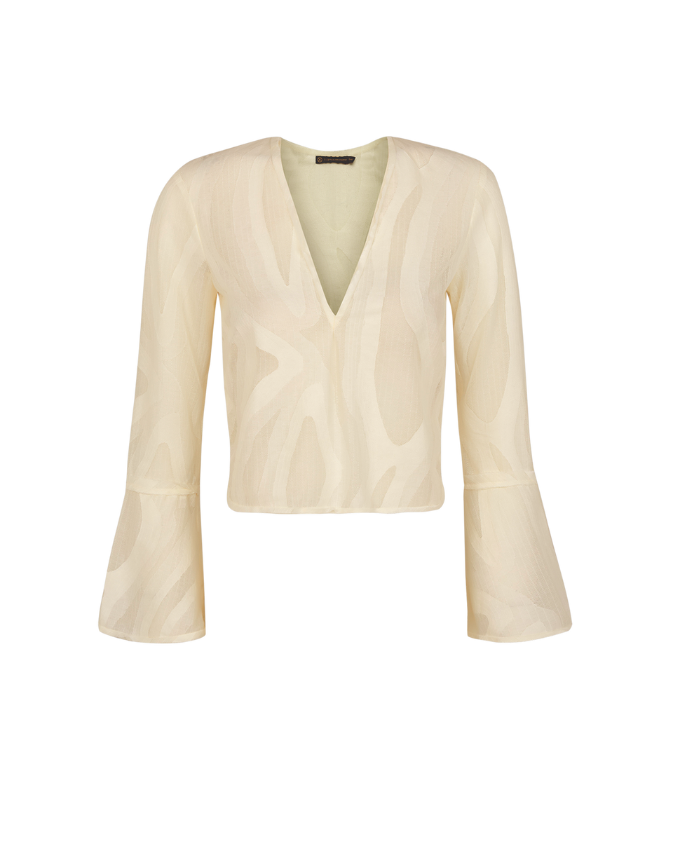 Avila Long Sleeve Blouse - Glitz XS